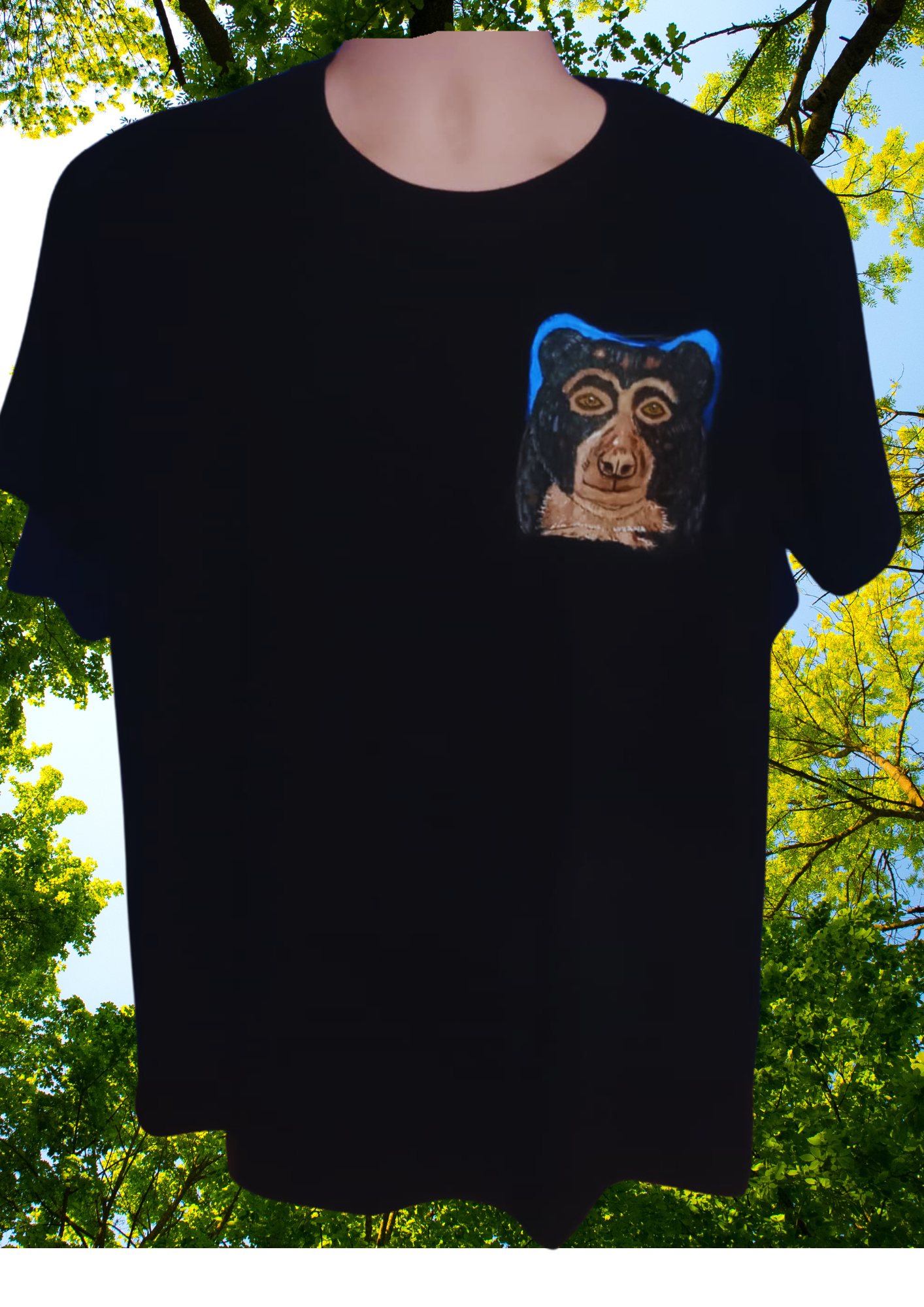Polo Hombre Pintado a Mano