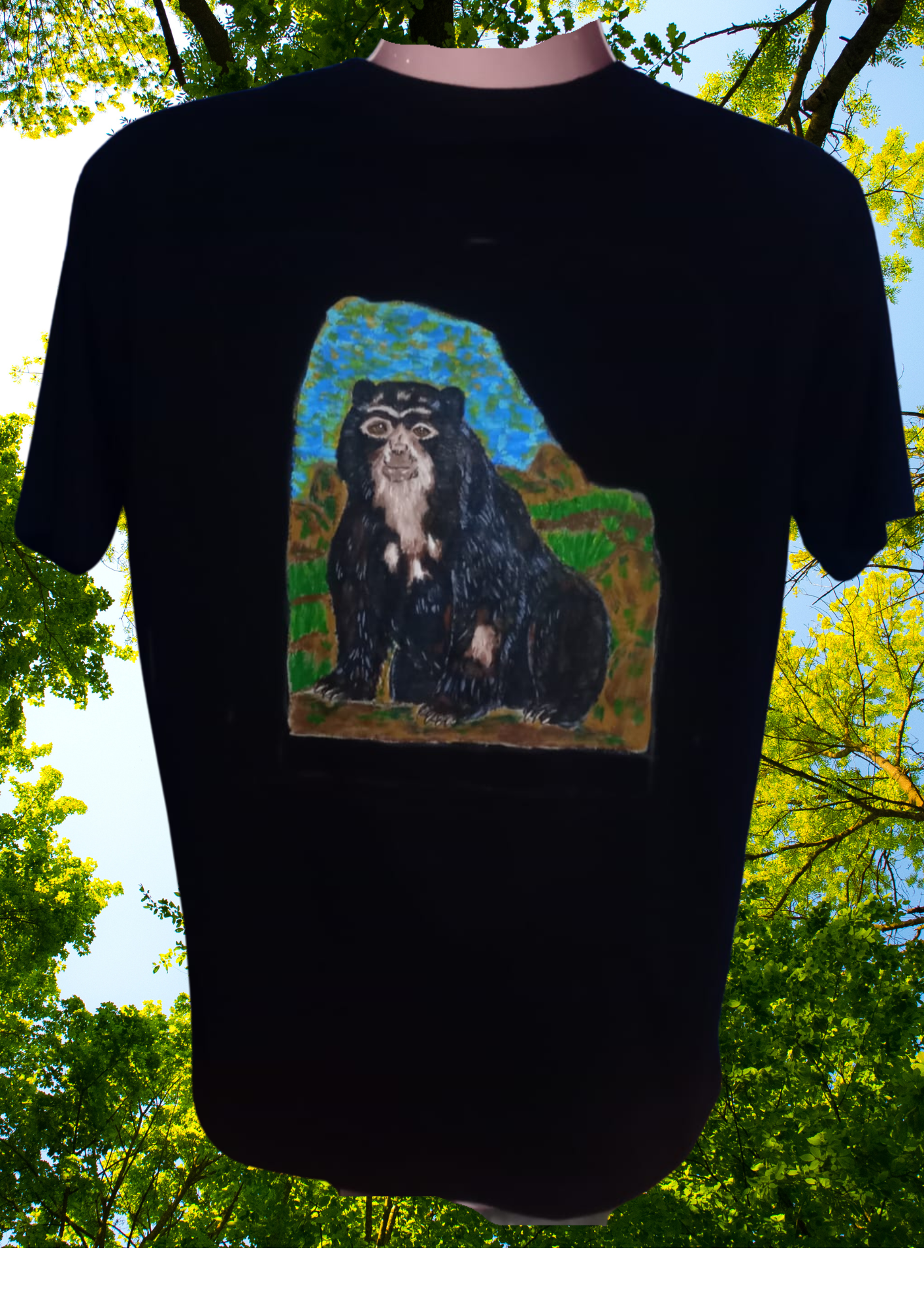 Polo Hombre Pintado a Mano