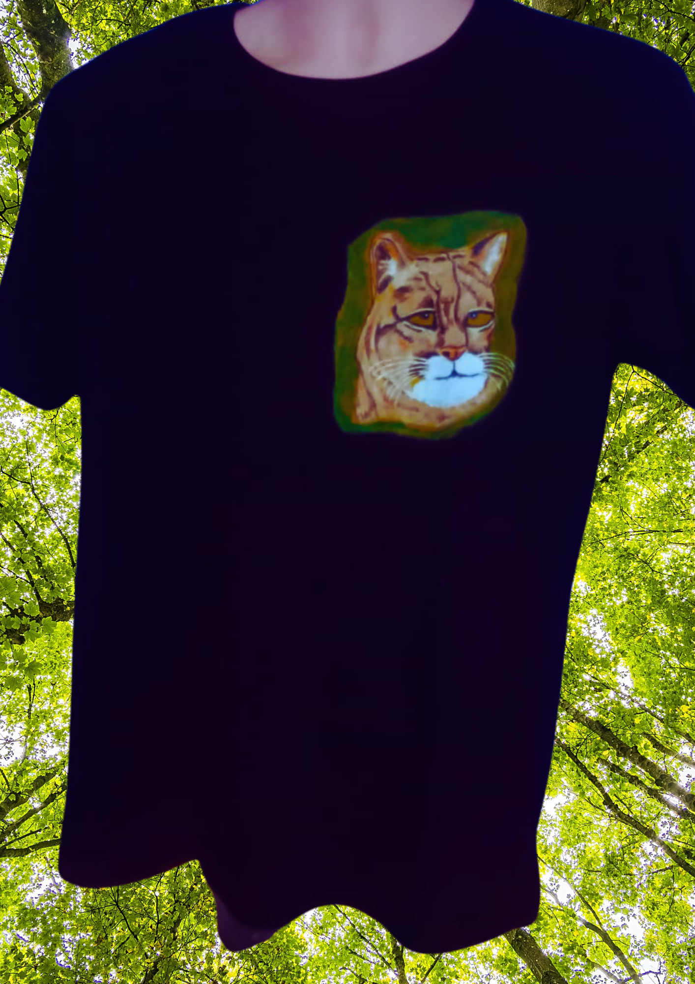 Polo Hombre Pintado a Mano